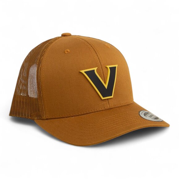 Vanderbilt Commodores Black YP Snapback Hat- Carmel - Picture 1 of 3